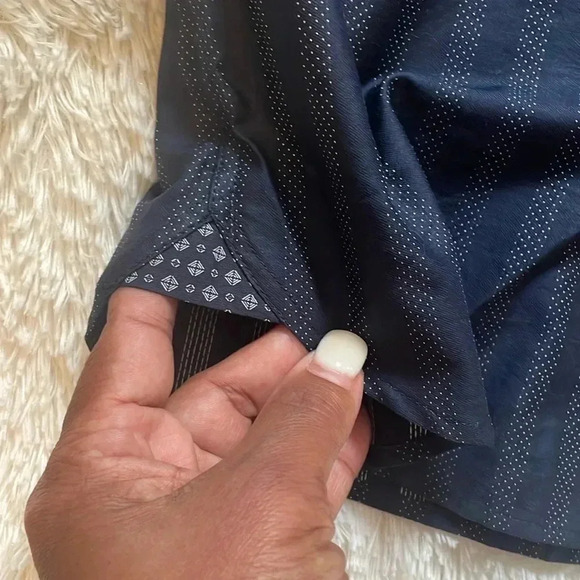 Ted baker handeez slim fit stripe short sleeve  button up shirt - Picture 7 of 12